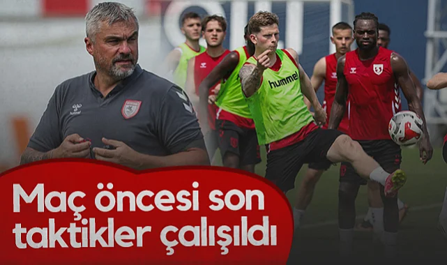 Samsunspor İlk Maç Öncesi Son Taktikleri Çalıştı