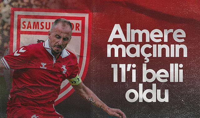 Samsunspor'un Almere City Maçı İlk 11'i Belli Oldu