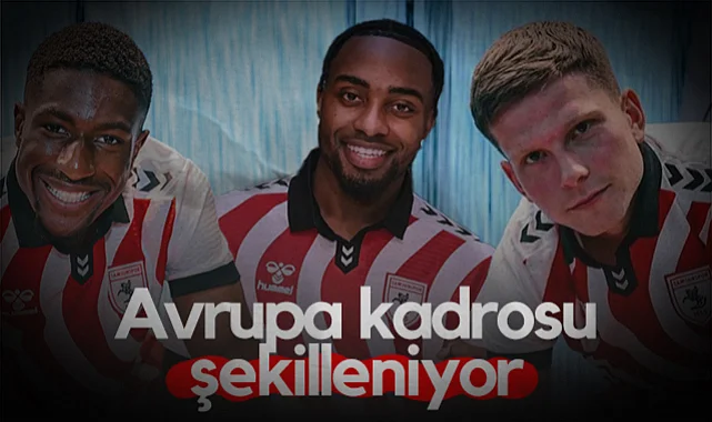 Samsunspor'un Avrupa Kadrosu Şekilleniyor