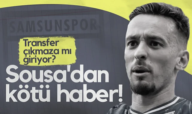 Samsunspor'un Gözdesi Afonso Sousa'dan Kötü Haber! Transfer Çıkmaza mı Giriyor?