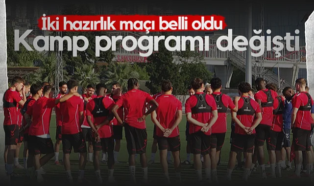 Samsunspor'un Kamp Programı Değişti! İki Hazırlık Maçı Belli Oldu...