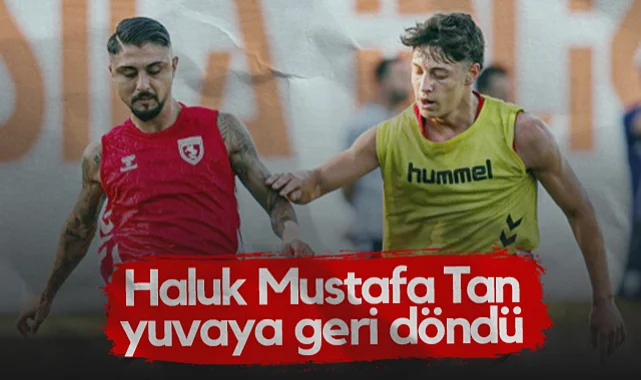 Samsunspor'un Şampiyon Genci Haluk Mustafa Tan Yuvaya Geri Döndü