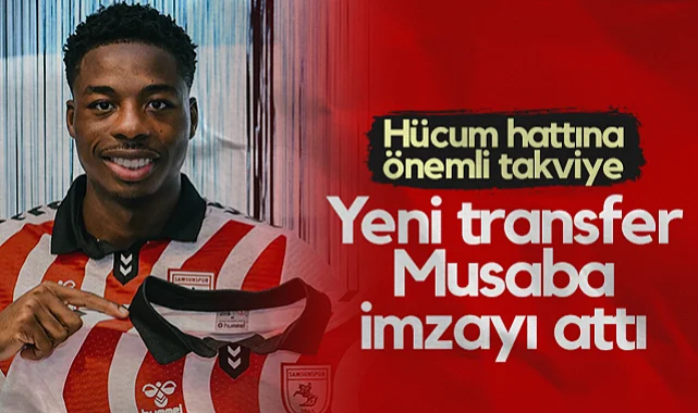 Samsunspor'un Yeni Transferi Anthony Musaba Sözleşmeyi İmzaladı! Hücum Hattına Önemli Takviye...
