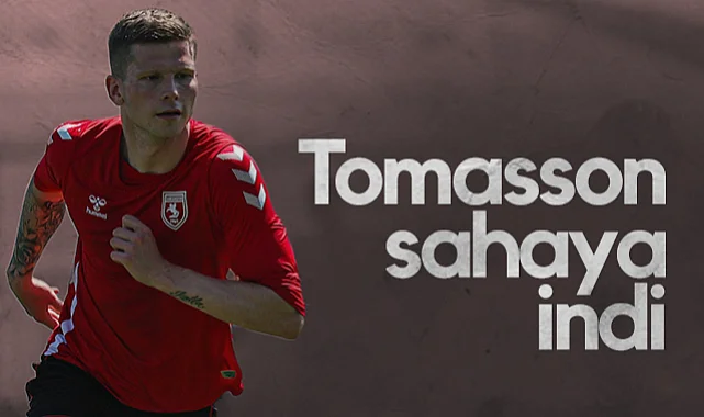 Samsunspor'un Yeni Transferi Logi Tomasson Sahaya İndi!