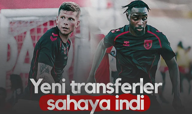 Samsunspor'un Yeni Transferleri Sahaya İndi