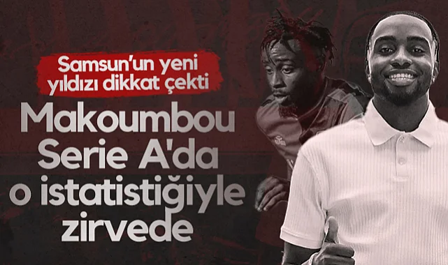 Samsunspor'un Yeni Yıldızı Makoumbou İtalya Serie A'nın Zirvesinde