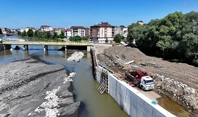 Terme Çayı’nda Taşkınlara Önlem