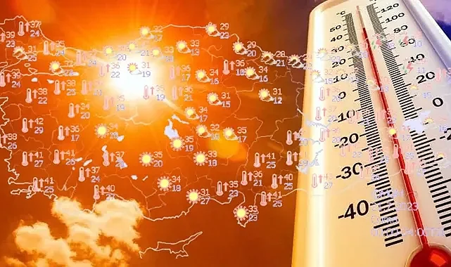 Türkiye Genelinde Sıcaklıklar 40 Dereceye Ulaşıyor