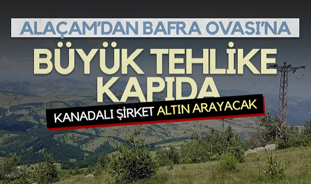 Alaçam'dan Bafra Ovası'na Çok Büyük Tehlike Kapıda: Oksijen Deposunu Talan Edecekler! Kanadalı Şirket Altın Arayacak