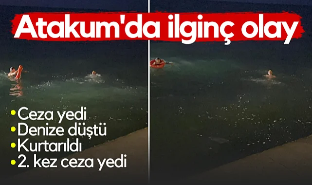 Atakum'da İlginç Olay! Hem Ceza Yedi Hem Kurtarıldı, Üstüne Bir Ceza Daha...