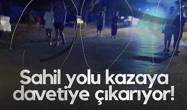  Atakum Sahil Yolu Kazaya Davetiye Çıkarıyor!