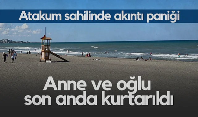 Atakum Sahilinde Akıntı Paniği: Anne ve Oğlu Son Anda Kurtarıldı