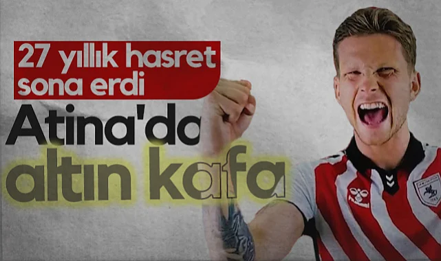 Atina'da Altın Kafa! Logi Tomasson Samsunspor Tarihine Geçti