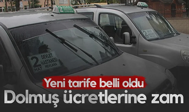 Bafra’da Dolmuş Ücretlerine Zam: Yeni Tarife Belli Oldu