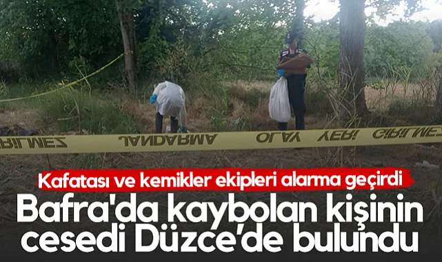 Bafra'da Kaybolan Kişinin Cesedi Düzce'de Bulundu
