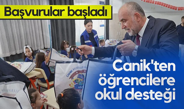 Canik Belediyesi'nden Öğrencilere Okul Desteği: Başvurular Başladı