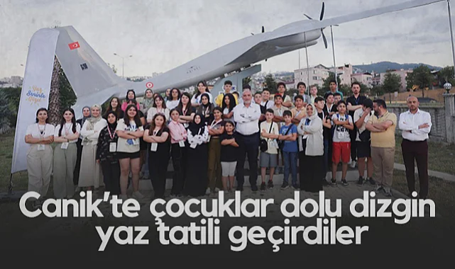 Canik'te Çocuklar Dolu Dizgin Yaz Tatili Geçirdiler