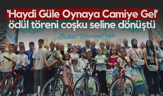Canik'te Haydi Güle Oynaya Camiye Gel Ödül Töreni Coşku Seline Dönüştü