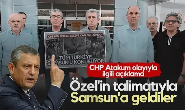 CHP Atakum'da Olaylı Seçim Sonrası Genel Merkezden Gelen Heyet Açıklama Yaptı