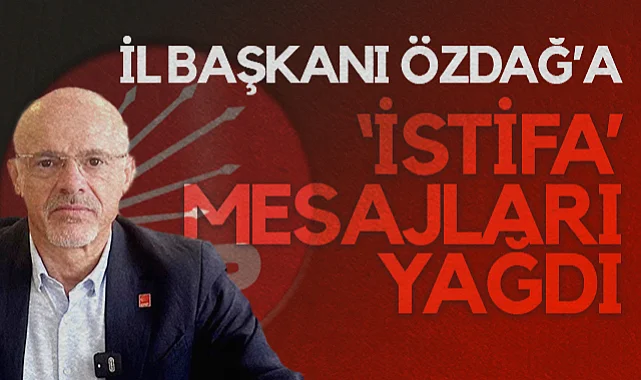 CHP Samsun İl Başkanı Mehmet Özdağ’a İstifa Mesajları Yağdı
