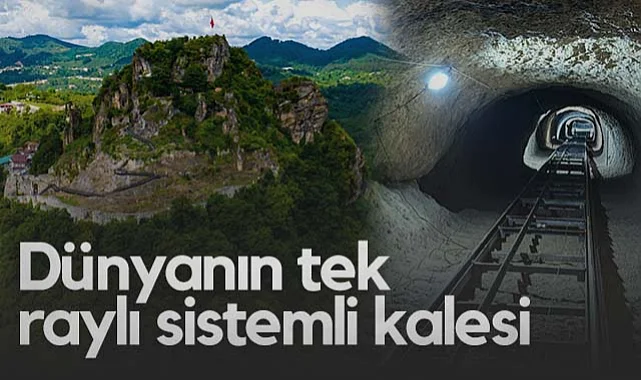 Dünyanın Tek Raylı Sistemli Kalesi Turistlerin Gözdesi Haline Geldi