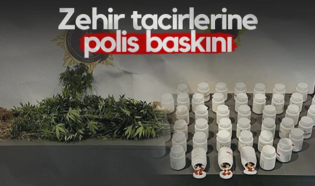 İlkadım'da Zehir Tacirlerine Polis Baskını
