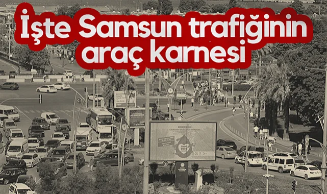 İşte Samsun Trafiğinin Araç Karnesi