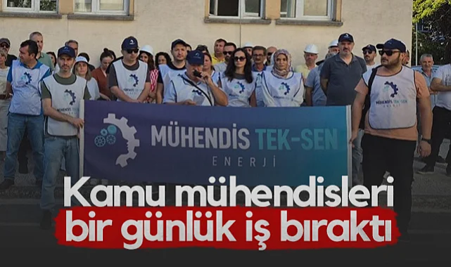 Kamu Mühendislerinden Bir Günlük İş Bırakma Eylemi