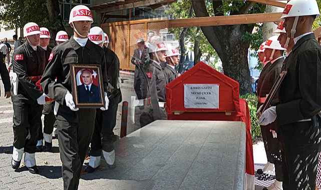 Kıbrıs Gazisi Necmi Çiçek Son Yolculuğuna Uğurlandı