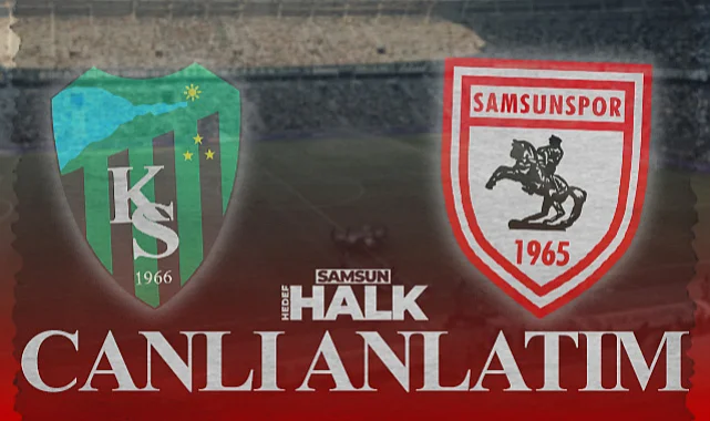 Kocaelispor - Samsunspor Maçı Canlı Anlatım