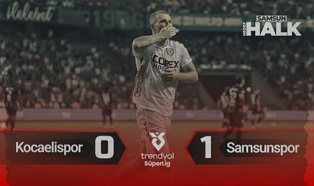 (Maç Özeti) Samsunspor, Kocaelispor'u Tek Golle Geçti