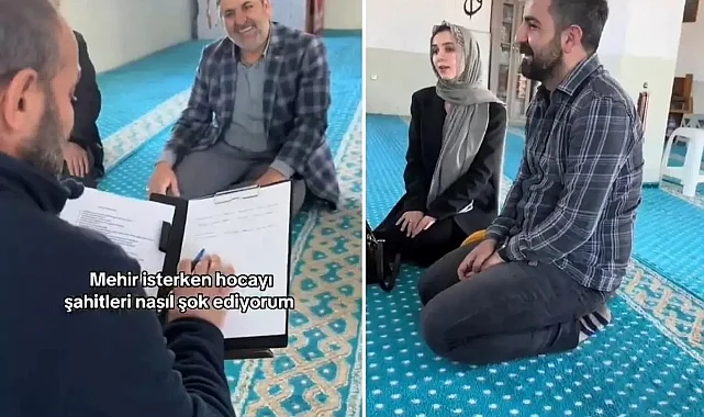 Mehir Talebi Gündem Oldu: İmam Nikahında Viral Anlar
