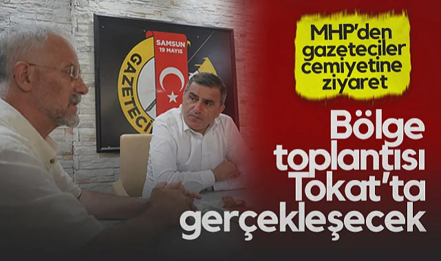 MHP'den 19 Mayıs Gazeteciler Cemiyeti'ne Ziyaret: Bölge Toplantısı Tokat’ta Gerçekleşecek