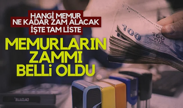 Milyonlarca Memur ve Memur Emeklisini İlgilendiren Zam Oranları Belli Oldu