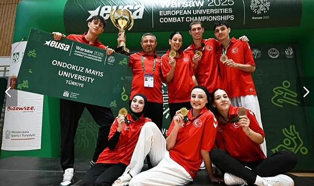 OMÜ’lü Sporcular Avrupa Şampiyonasında Zirveye Çıktı