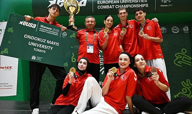 OMÜ'lü Sporcular Avrupa Şampiyonu