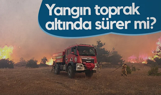 Ormancılar Derneği Başkanı Açıkladı: Yangın Toprak Altında Sürer Mi?