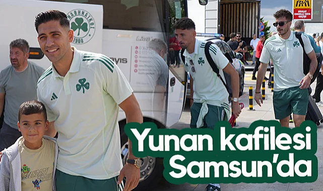 Panathinaikos Kafilesi Samsun'a Geldi