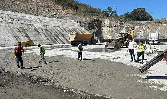 Salıpazarı Barajı'nda Çalışmalar Sürüyor