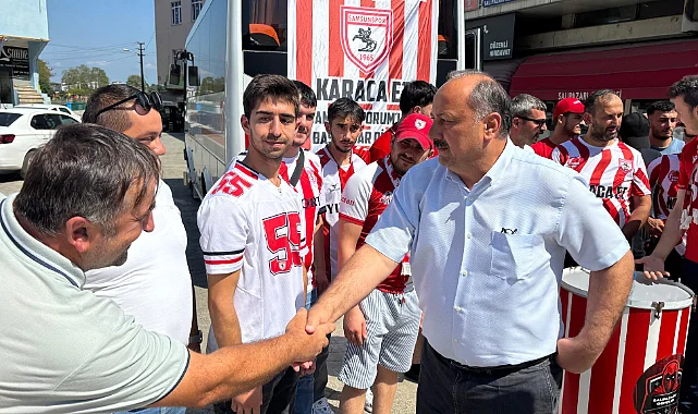 Salıpazarı Belediye Başkanı Karaca, Samsunspor Taraftarlarını Trabzon’a Uğurladı