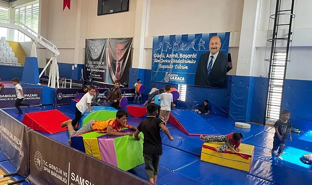 Salıpazarı'nda Mevsimlik İşçi Çocukları Sporla Coştu