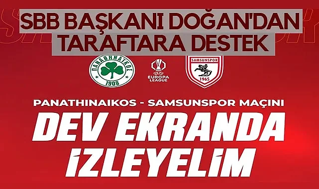 Samsun Büyükşehir Belediyesi'nden Kırmızı Beyazlı Taraftara Sürpriz