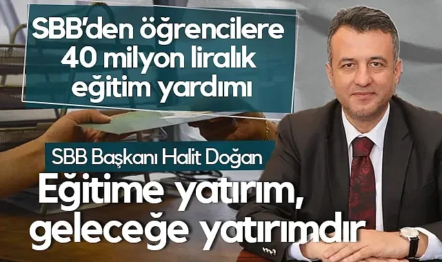 Samsun Büyükşehir'den Öğrencilere 40 Milyon Liralık Eğitim Yardımı
