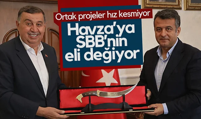 Samsun Büyükşehir'in Eli Havza'ya Değiyor: Başkan Murat İkiz'den Halit Doğan'a Teşekkür Ziyareti