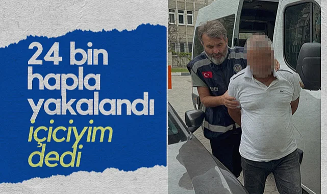 Samsun'da 24 Bin Hapla Yakalanan İnşaat İşçisi, İçiciyim Dedi