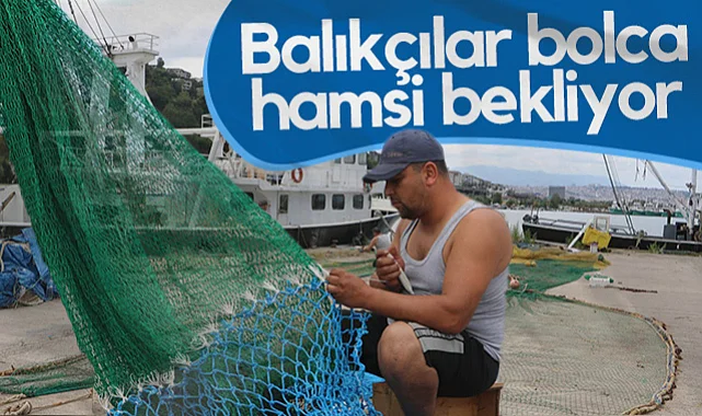 Samsun'da Balıkçılar Bolca Hamsi Bekliyor