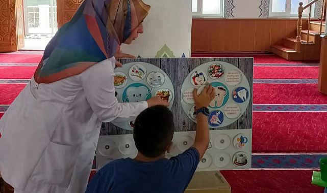 Samsun'da Camilerde Diş Sağlığı Eğitimi
