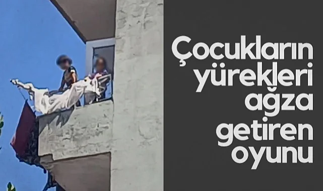 Samsun'da Çocukların Yürekleri Ağza Getiren Oyunu