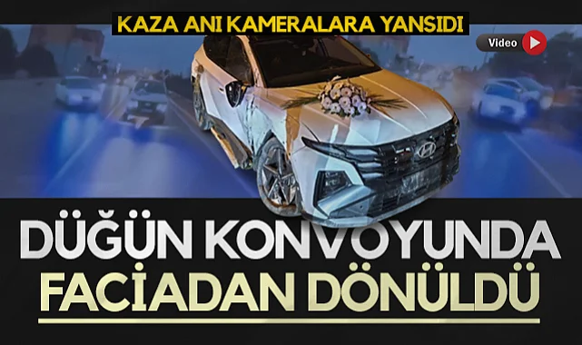 Samsun'da Faciadan Dönüldü: Düğün Konvoyunda Kaza 