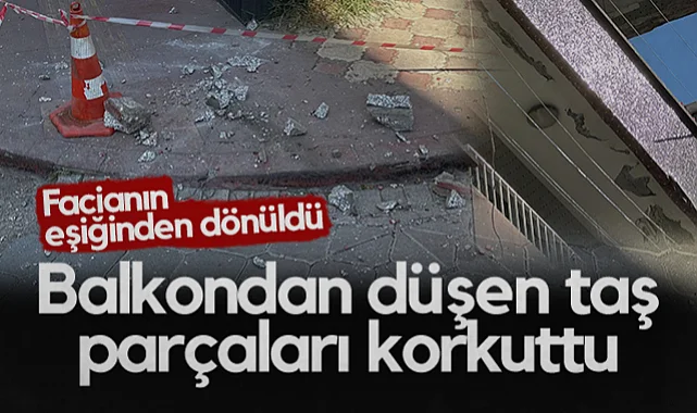 Samsun'da Facianın Eşiğinden Dönüldü: Kaldırıma Düşen Taşlar Korkuttu